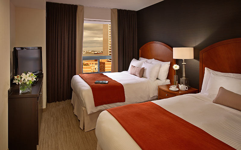 Cambridge Suites Halifax two queen beds