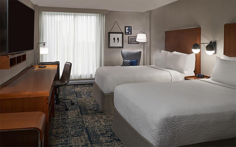 2 queens room at Four Points by Sheraton Hotel and Conference Centre Gatineau-Ottawa