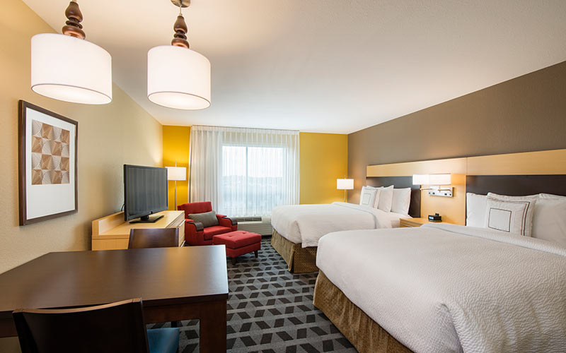 TownePlace Suites Red Deer 2 queen beds