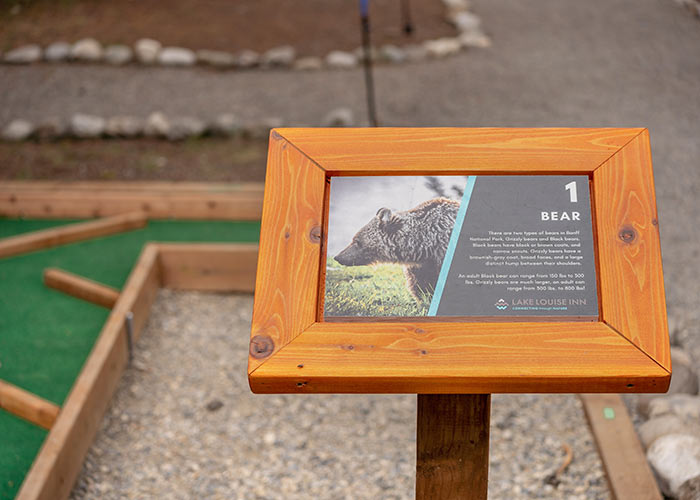 Mini Golf Course at Lake Louise Inn