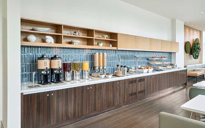 Element Vancouver Metrotown breakfast